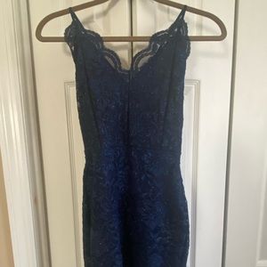 Navy Sequin Dress from MystiqueBoutiqueNYC